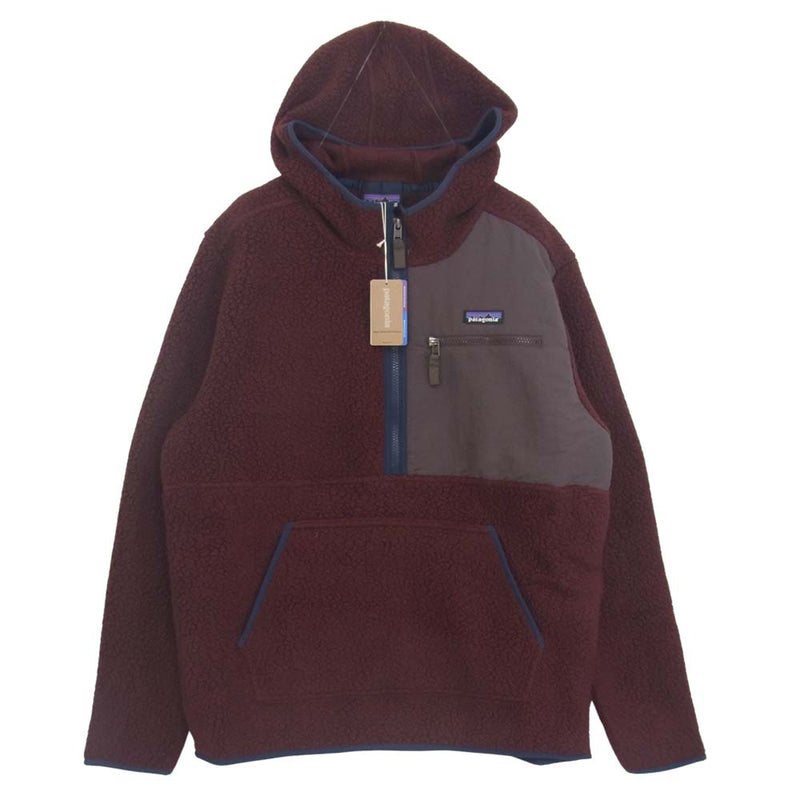 patagonia パタゴニア 21AW 22790 21年製 Retro Pile P/O Dark Ruby レトロ パイル プルオーバー  フリース ジャケット エンジ系 M【新古品】【未使用】【中古】