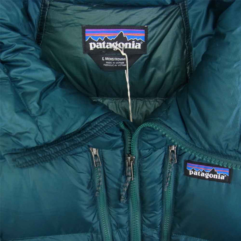 patagonia パタゴニア 21AW 85500 21年製 Fitz Roy Down Hoody Dark Borealis Green  フィッツロイ ダウン フーディ ジャケット グリーン系 L【新古品】【未使用】【中古】