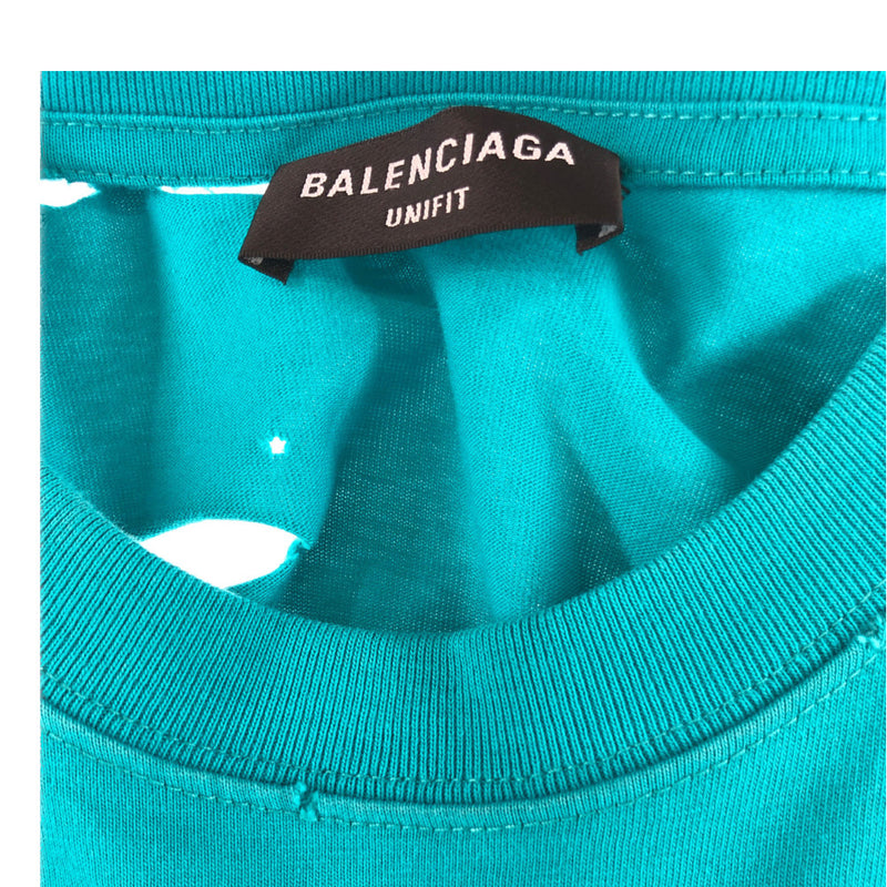 新着 BALENCIAGA バレンシアガ デストロイ tシャツ ヴァザリア xs 高