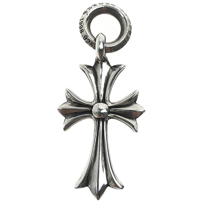 CHROME HEARTS クロムハーツ（原本無） TINY CH CROSS タイニー CHクロス チャーム シルバー系【中古】