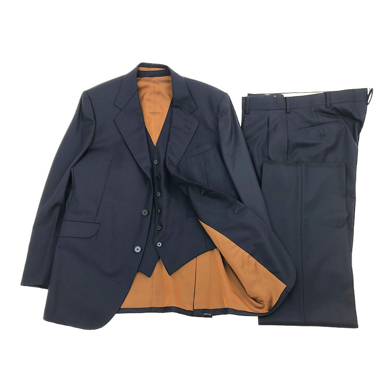 GLADHAND & Co. グラッドハンド TAILORED HARRY SUIT テーラード ハリー ジャケット ベスト ジレ スラックス パンツ  3ピース セットアップ ダークネイビー系【美品】【中古】