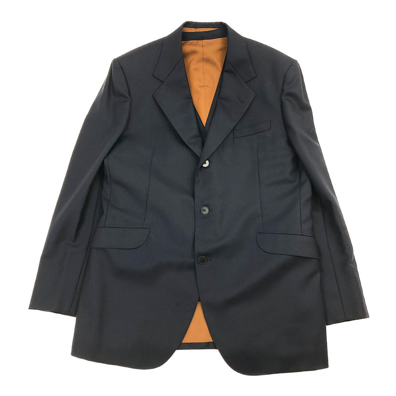 GLADHAND & Co. グラッドハンド TAILORED HARRY SUIT テーラード ハリー ジャケット ベスト ジレ スラックス パンツ  3ピース セットアップ ダークネイビー系【美品】【中古】