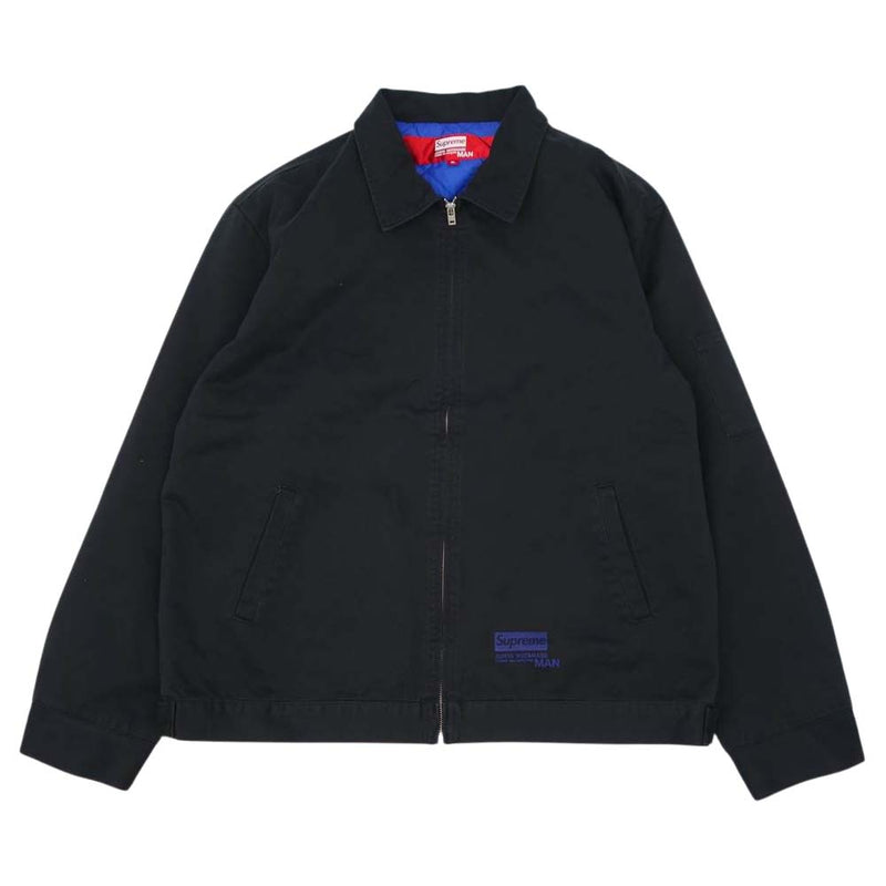 Supreme シュプリーム 21AW Junya Watanabe Printed Work Jacket COMME des GARCONS  ジュンヤ ワタナベ コム デ ギャルソン プリント ワーク ジャケット ブラック系 XL【新古品】【未使用】【中古】