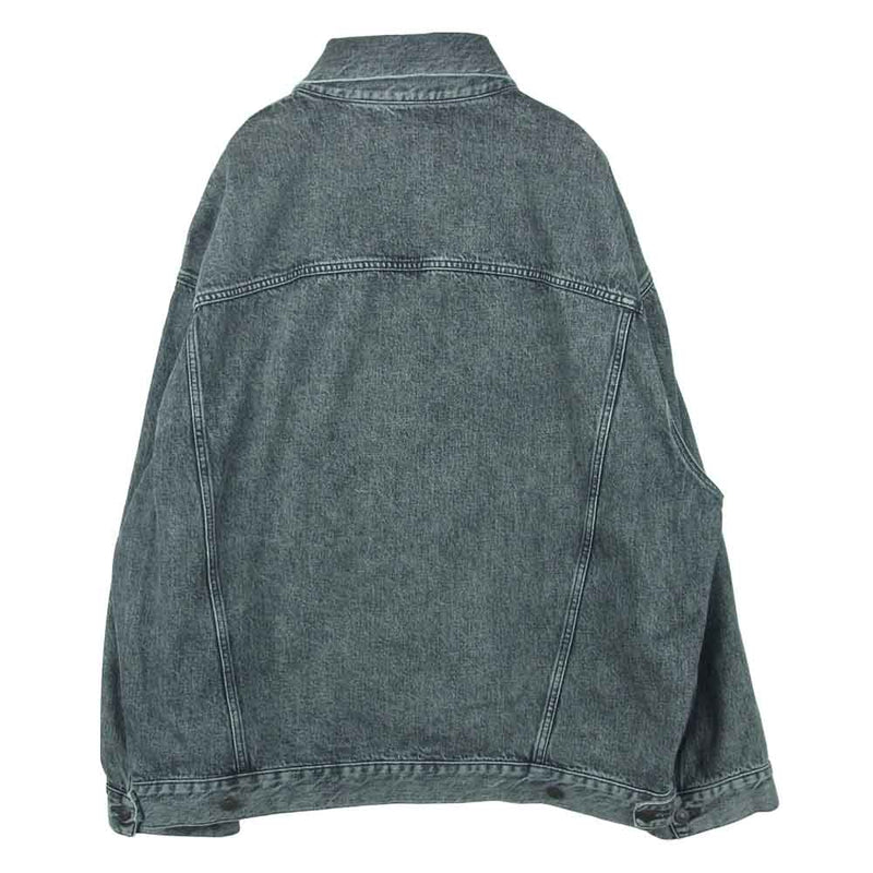 ACNE STUDIOS アクネストゥディオズ C90027 Bla Konst OVER SIZE DENIM JACKET オーバー サイズ  デニム ジャケット グレー系【美品】【中古】