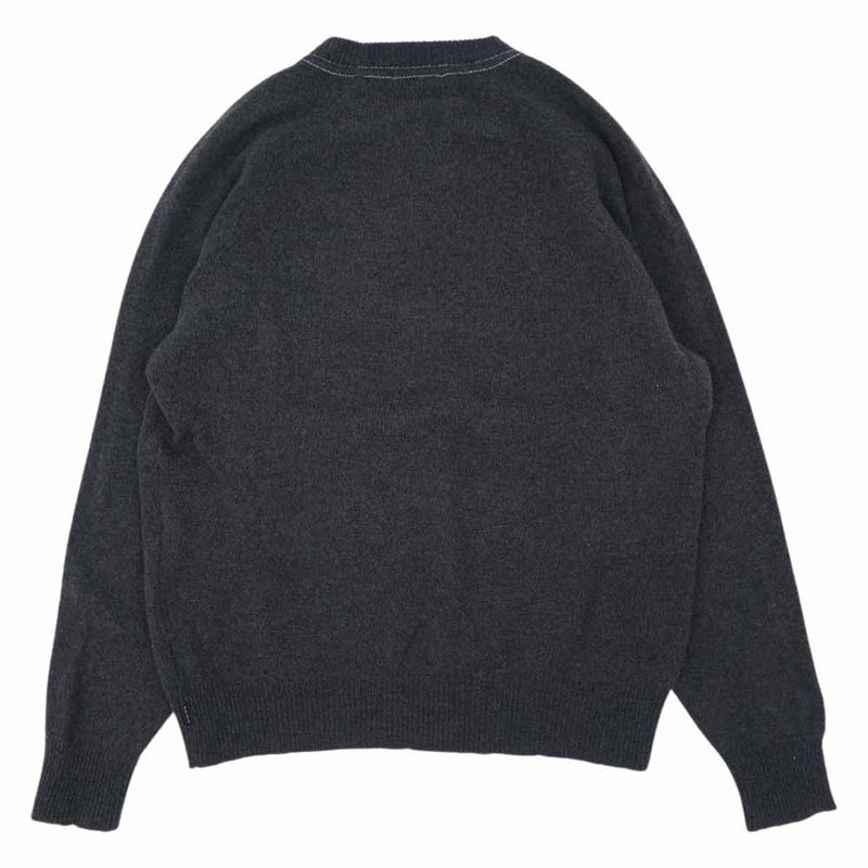 Supreme Stone Washed Sweater Navy S | www.myglobaltax.com