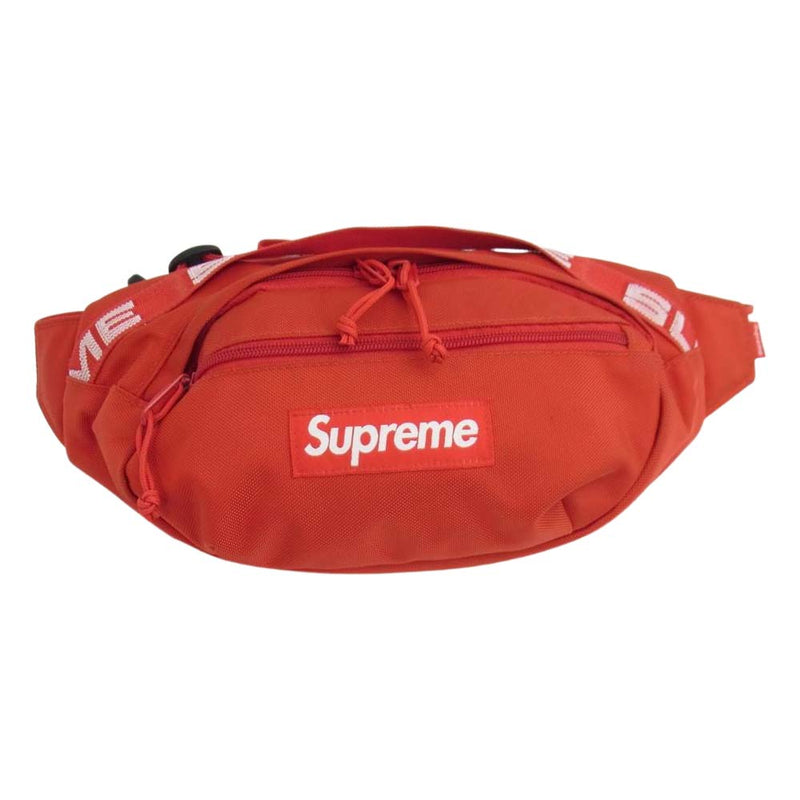 ひし型 Supreme / シュプリーム ウェスト バッグ レッド 2018SS