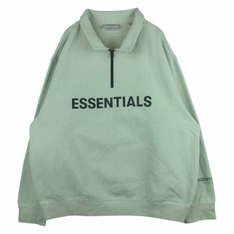 essentials ハーフジップスウェット 美品 トップス スウェット