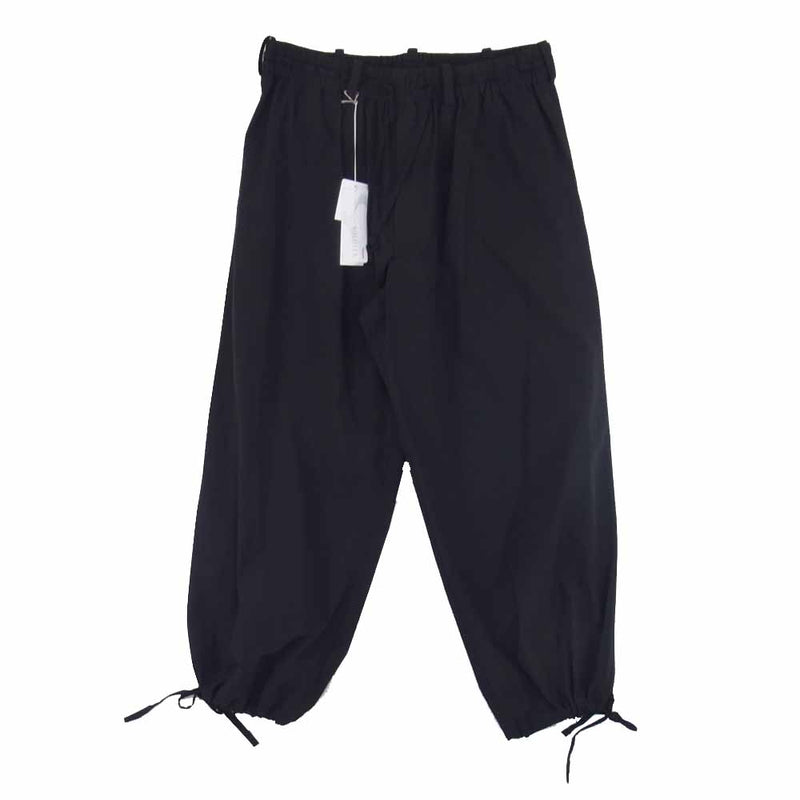 Yohji Yamamoto ヨウジヤマモト S'YTE 20SS US-P64-900 Soltex Packable Traveler  Balloon Pants トラベラー バルーン パンツ ブラック系 3【新古品】【未使用】【中古】