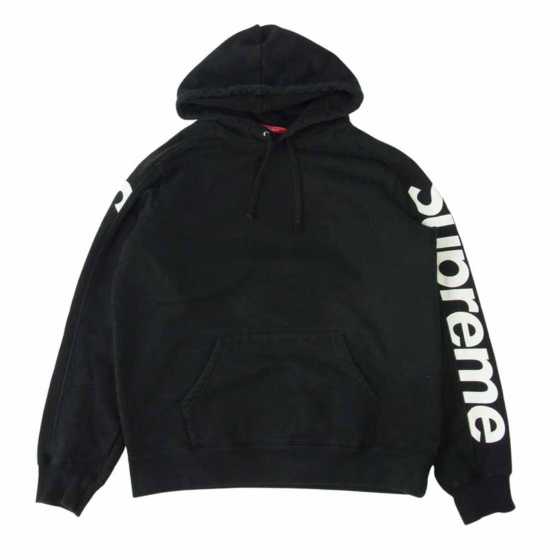 Supreme シュプリーム Sideline Hooded Sweatshirt 袖ロゴ フーデッド