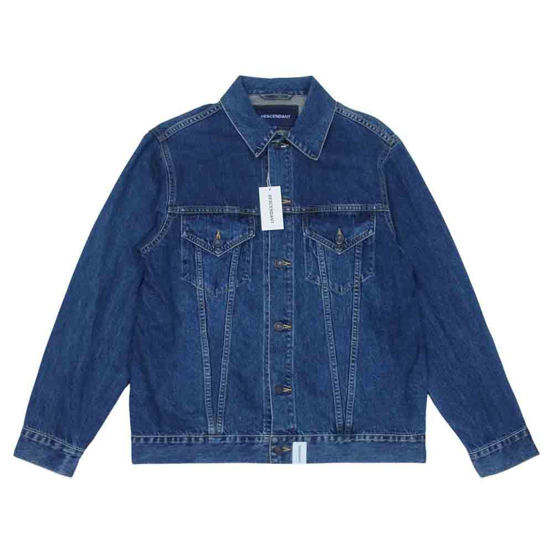 DESCENDANT ディセンダント 18AW 182gwds-jkm03 TRUCKER DENIM JACKET トラッカー デニム ジャケット  インディゴブルー系 2【美品】【中古】