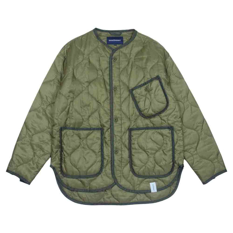 DESCENDANT ディセンダント 19AW 192BRDS-JKM01S REMNANTS QUILTING JACKET レムナント  キルティング ジャケット OLIVEDRAB 2【新古品】【未使用】【中古】