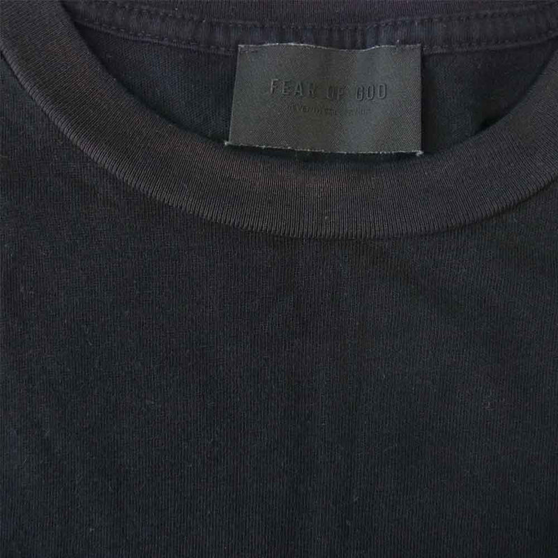 FEAR OF GOD フィアオブゴッド FG-50-058CTJ 7th Collection PERFECT VINTAGE TEE セブンス  コレクション パーフェクト ヴィンテージ Tシャツ 半袖 ブラック系 L【中古】