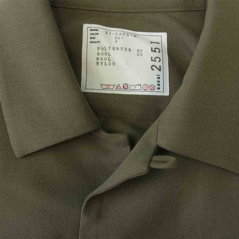 いますが sacai - 美品 サカイ sacai 長袖シャツ メンズ 2の通販 by