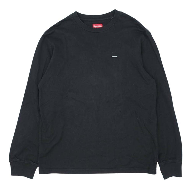 Supreme シュプリーム 20SS Small Box L/S Tee スモール ボックス ロゴ 長袖 Tシャツ ブラック系 S【中古】