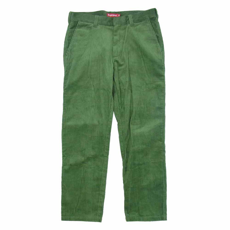 Supreme シュプリーム 20AW Corduroy Flight Pant コーデュロイ フライト パンツ モスグリーン系 32【中古】