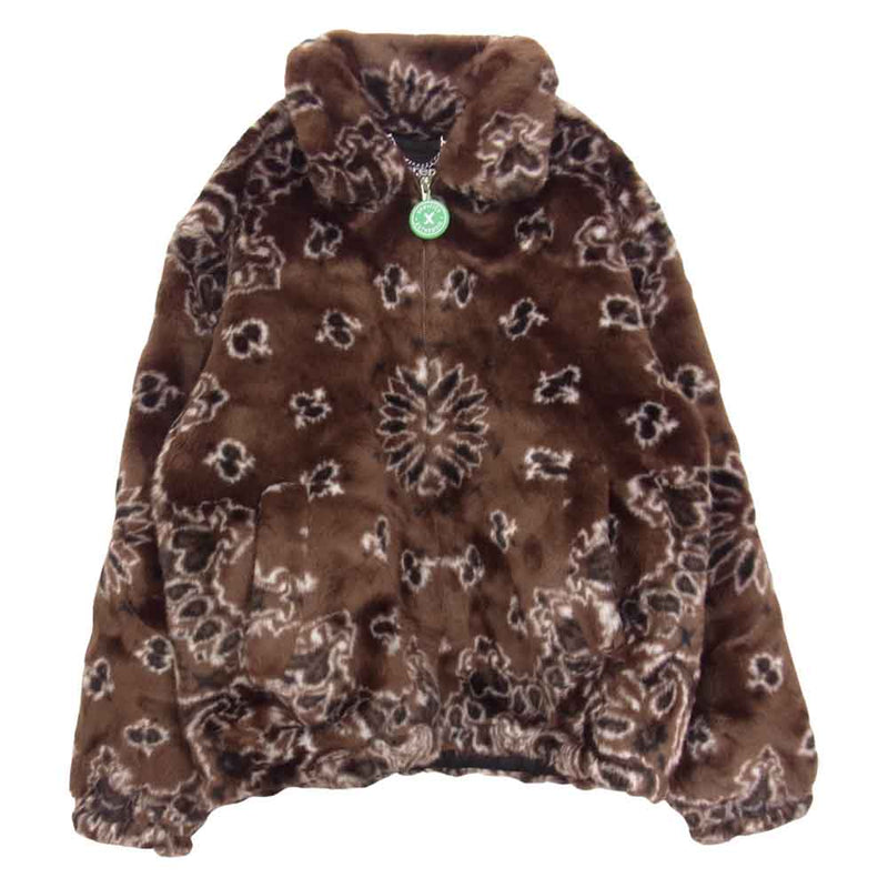 Supreme シュプリーム 21SS Bandana Faux Fur Bomber Jacket バンダナ