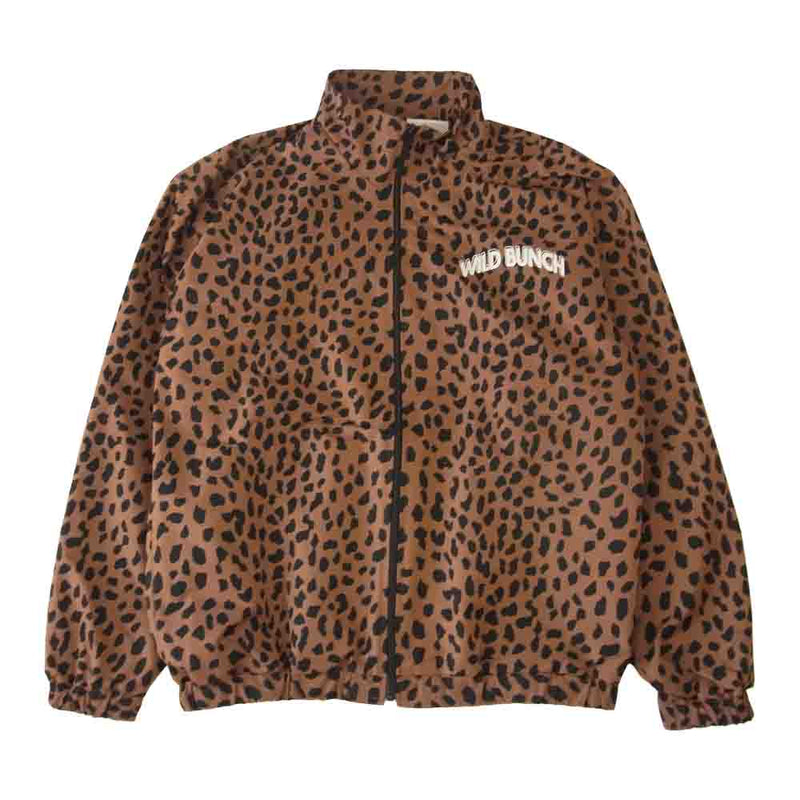 WACKO MARIA ワコマリア 21AW × WILDBUNCH ワイルドバンチ LEOPARD TRACK JACKET レオパード トラック  ジャケット Mサイズ ブラウン系 M【中古】