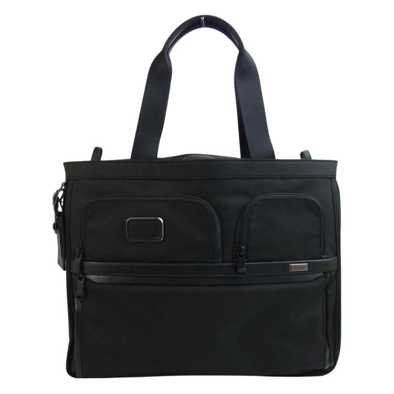 TUMI トゥミ 2603139D3 ALPHA 3 アルファ3 エクスパンダブル トート ビジネス バッグ ブラック系【中古】