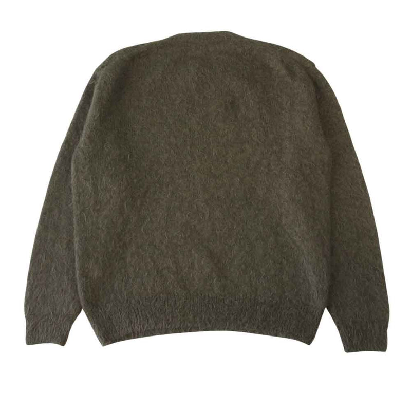 AURALEE オーラリー 21AW A21AP01KM BRUSHED SUPER KID MOHAIR KNIT P/O ローゲージ モヘア  ニット グレー系 3【新古品】【未使用】【中古】