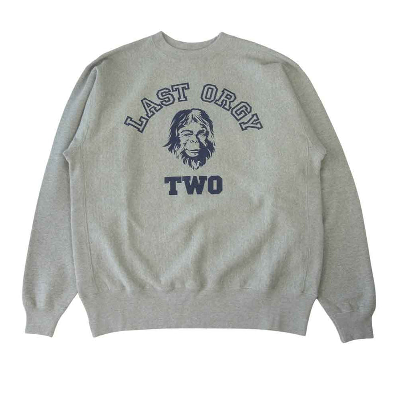 UNDERCOVER アンダーカバー UC1B9806 × HUMAN MADE ヒューマンメイド SWEAT LO2 College LOGO  ラストオージー 2 カレッジ ロゴ スウェット グレー系 XL【新古品】【未使用】【中古】