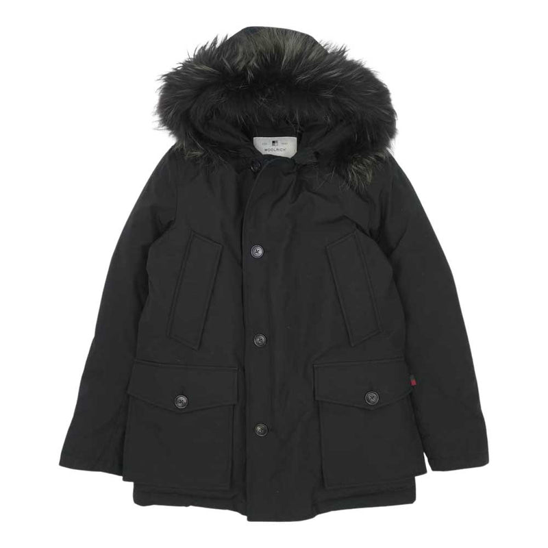 WOOLRICH ウールリッチ WOOU0380 × JOURNAL STANDARD relume ジャーナルスタンダード ARCTIC PARKA  アークティックパーカ ダウンジャケット ブラック系 S【中古】