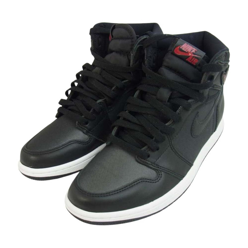 NIKE ナイキ 555088-060 AIR JORDAN 1 RETRO HIGH OG エア ジョーダン 1 レトロ ハイ オリジナル  ブラック/ジムレッド-ブラック-ホワイト ブラック系 26cm【極上美品】【中古】