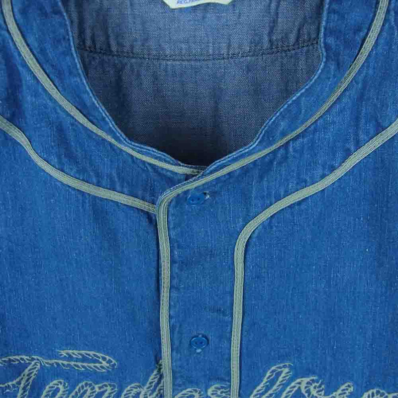 TENDERLOIN BASEBALL SHT DENIM neuroid.uprrp.edu