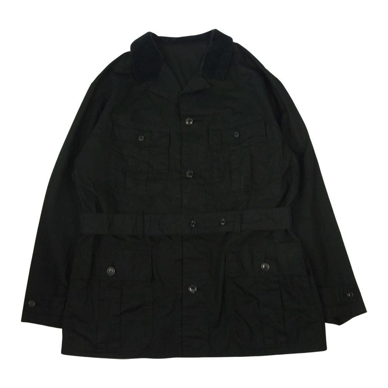 PORTER CLASSIC ポータークラシック 21AW PARAFFIN CORDUROY BINGHAM JACKET パラフィンコーデュロイ  ビンガムジャケット ブラック系 L【美品】【中古】