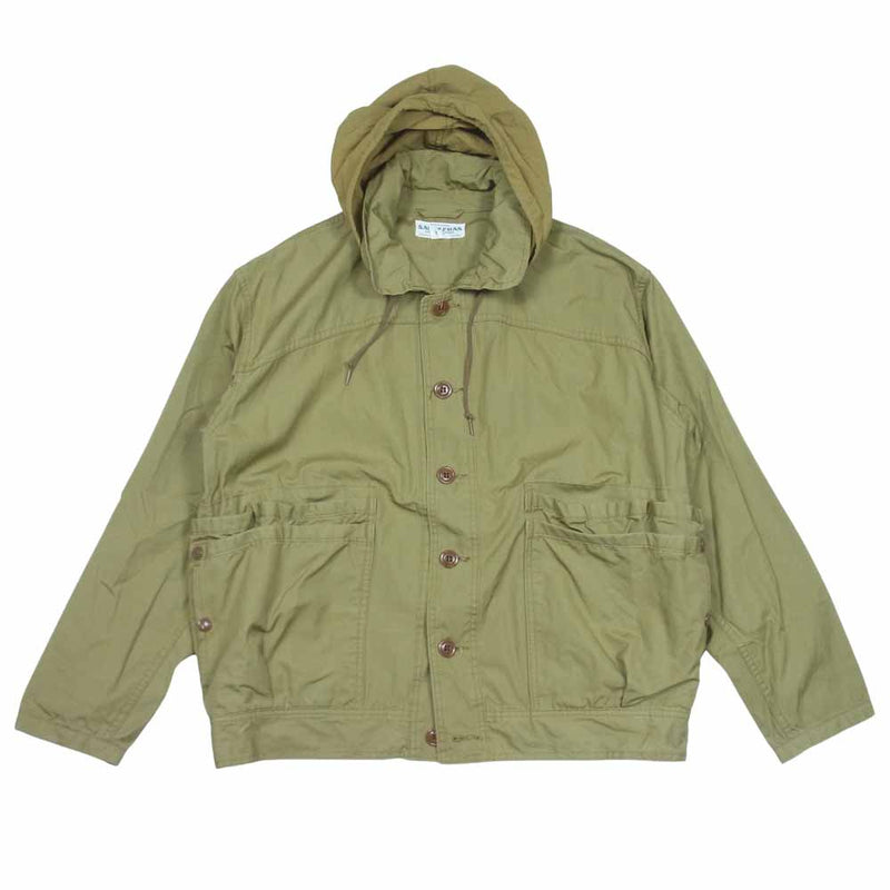 SASAFRAS ササフラス Overgrown Hiker Jacket オーバーグラウン ハイカー ジャケット カーキ系 M【美品】【中古】