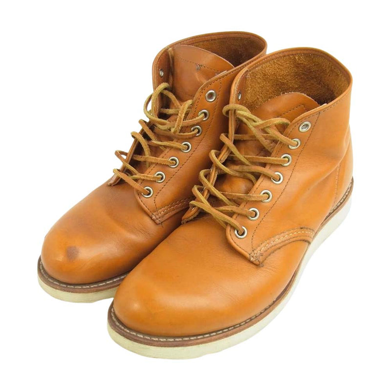 芸能人愛用 REDWING レッドウイング 9871 犬タグ US8.5 ライトブラウン