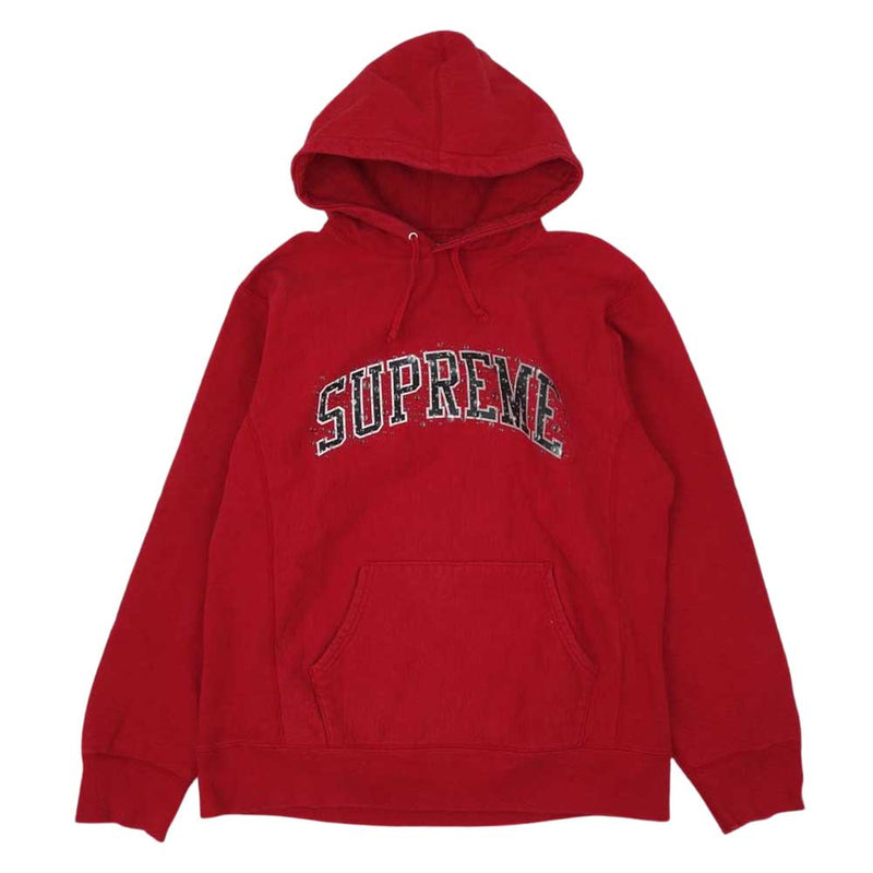 Supreme シュプリーム 18AW Water Arc Hooded Sweatshirt ウォーター アーチ パーカー レッド系 XL