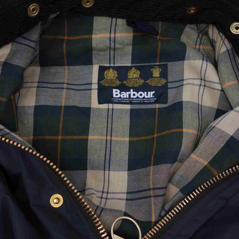 Scye サイ MWX1960SG91 BARBOUR バブアー United Arrows ユナイテッドアローズ Waxed Cotton  Adjustable Coat オイルド クロス コート モスグリーン系 38【新古品】【未使用】【中古】