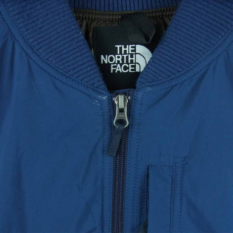 THE NORTH FACE ノースフェイス NY81510 Q THREE JACKET WINDSTOPPER パーテックス プリマロフト 中綿  ジャケット ネイビー系 XL【中古】