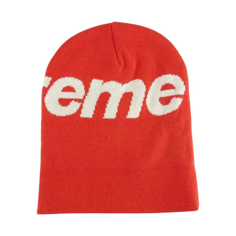 supreme big logo beanie ニット帽 新品未使用品 限定割引 8000円