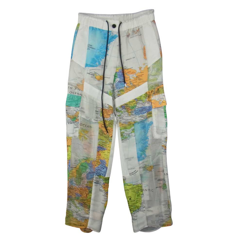 Sacai サカイ 20SS 20-04992 world map pants ワールド マップ パンツ