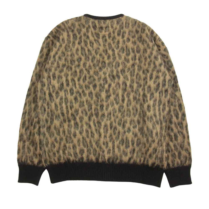 WACKO MARIA ワコマリア 22SS-WMK-KN06 LEOPARD MOHAIR CARDIGAN TYPE