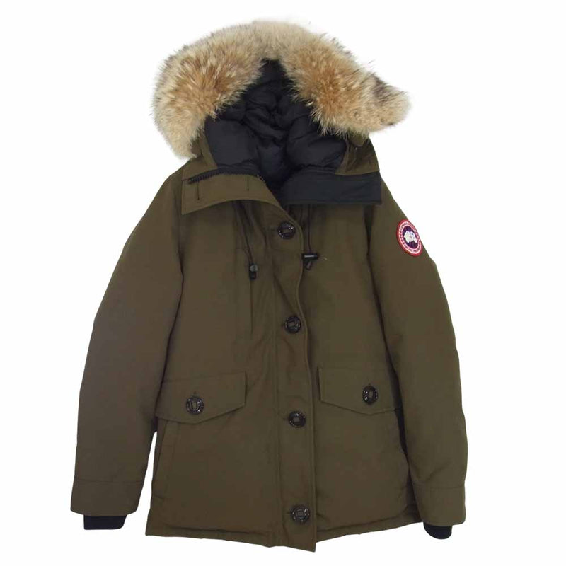 CANADA GOOSE カナダグース 2300JL 国内正規品 サザビーリーグ 2300JL CHARLOTTE PARKA シャーロット ダウン  カーキ系 S/P【中古】