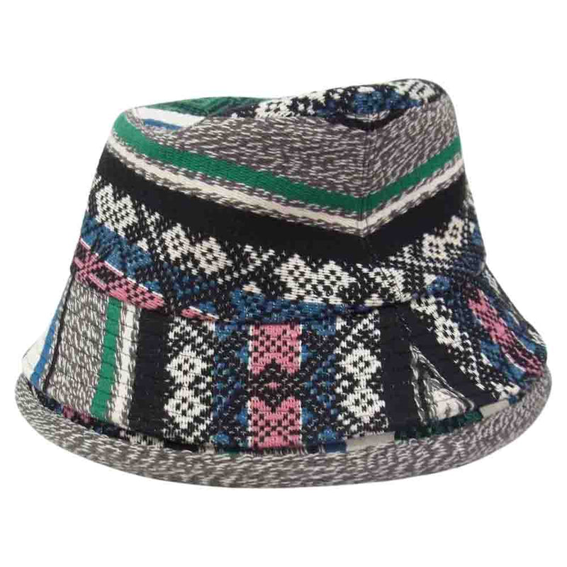 Sacai サカイ 22SS 22-0348S Crochet Cotton Bucket Hat クロシェ レイヤード バケット ハット  マルチカラー系 3【極上美品】【中古】