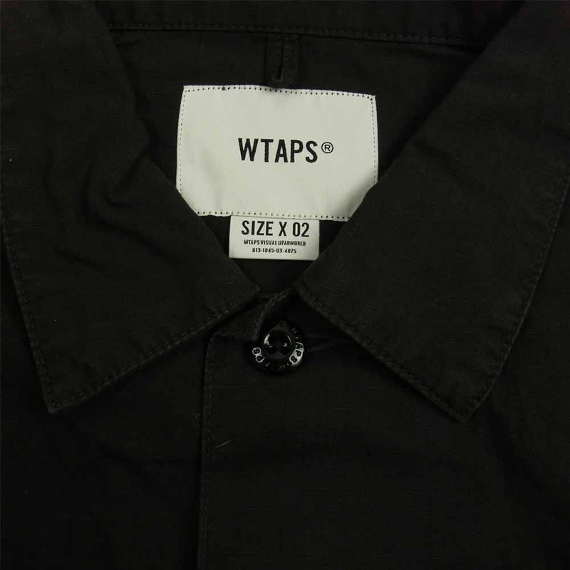 WTAPS ダブルタップス 20SS 201BRDT-SHM02 BUDS LS/SHIRT.COTTON. RIPSTOP ブラック系 2【中古】