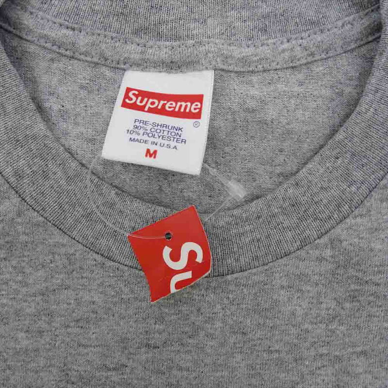 トップス Supreme - シュプリーム Supreme 17aw Crash Tee グレー M