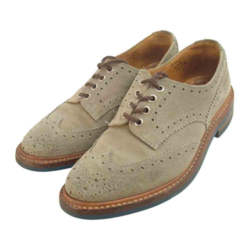 Tricker's トリッカーズ BOURTON バートン スエード メダリオン