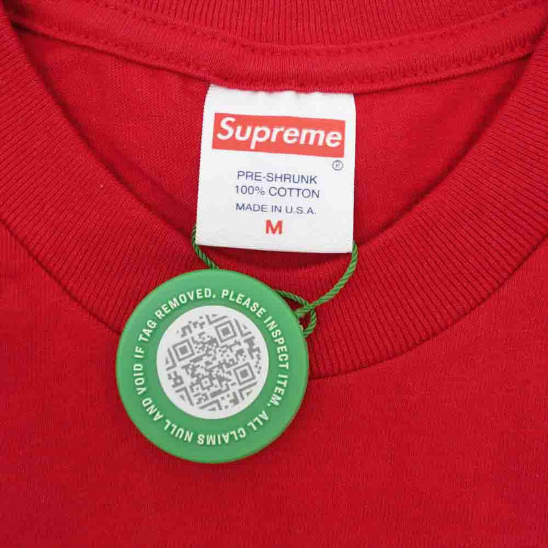 Supreme シュプリーム 20AW Cross Box Logo Tee クロス ボックスロゴ Tシャツ レッド系 M【美品】【中古】