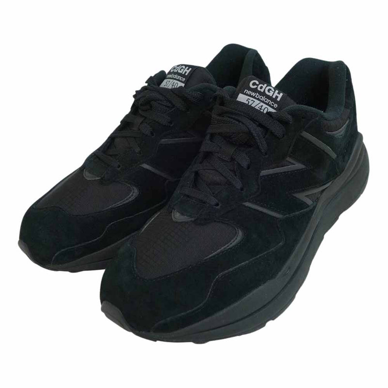 COMME des GARCONS コムデギャルソン HOMME オム × NEW BALANCE ニューバランス 21AW M5740GH CdGH  TOKYO DESIGN STUDIO ローカット スニーカー ブラック系 11【新古品】【未使用】【中古】