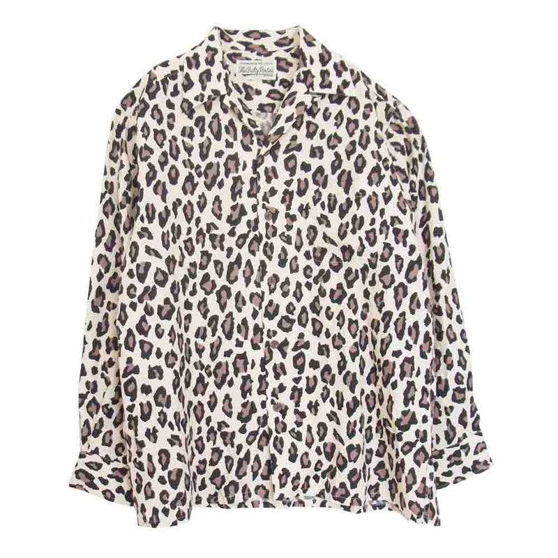 WACKO MARIA leopard オープンカラーシャツ-