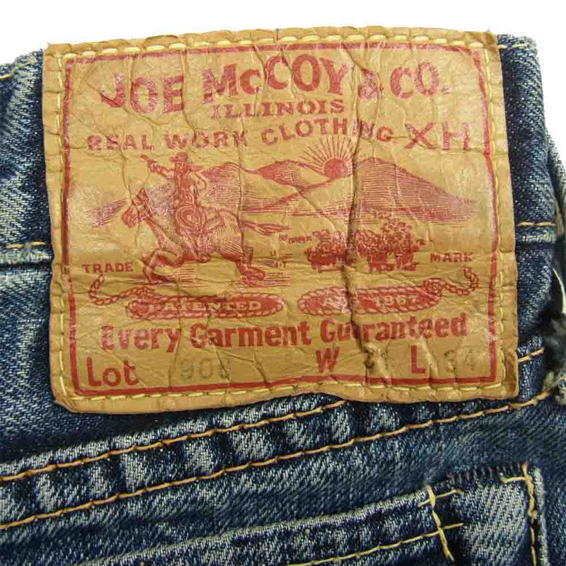 The REAL McCOY'S ザリアルマッコイズ JOE McCOY ジョーマッコイ 906 デニム パンツ インディゴブルー系 31【中古】