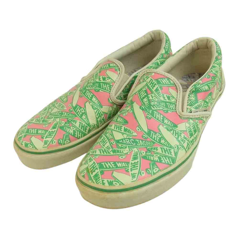 シルバー/レッド 新品VANS×MARCJACOBS slip onスリッポンマーク