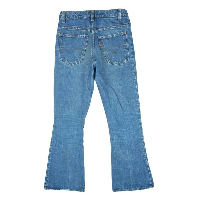 Levi's リーバイス 646 0217 70~80s オレンジ タグ ボタン裏刻印 39 ベルボトム デニム パンツ インディゴブルー系 W28  L30【中古】