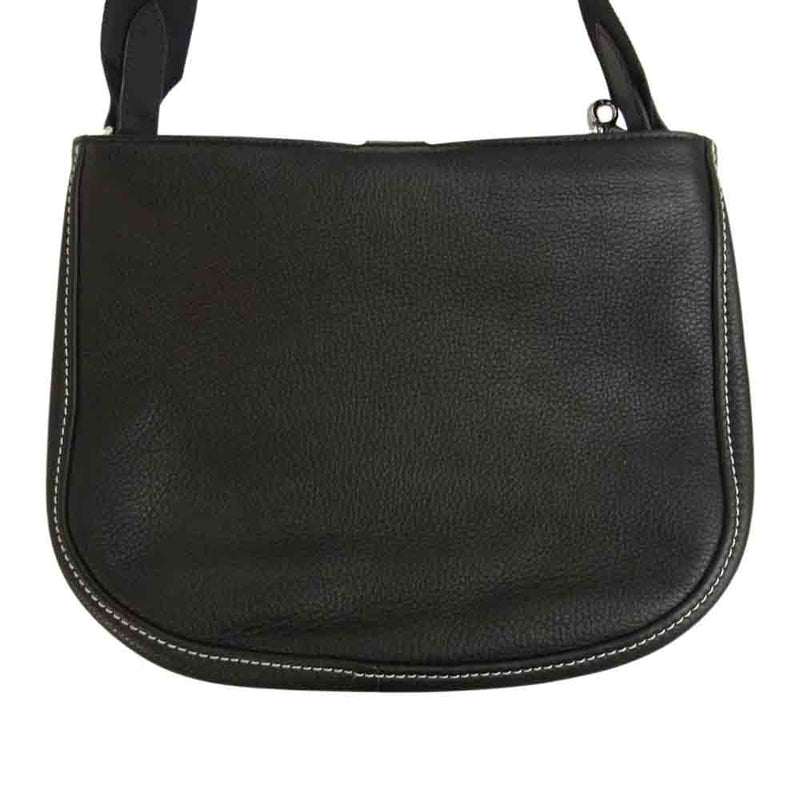 PORTER ポーター 120-03306 CISCCO SHOULDER BAG シスコ レザー ショルダーバッグ ブラック系【美品】【中古】