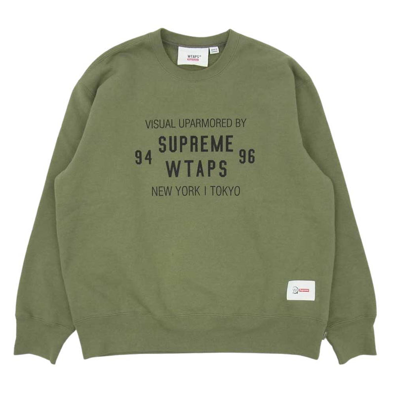 即納 Supreme WTAPS Crewneck クルーネック スウェット