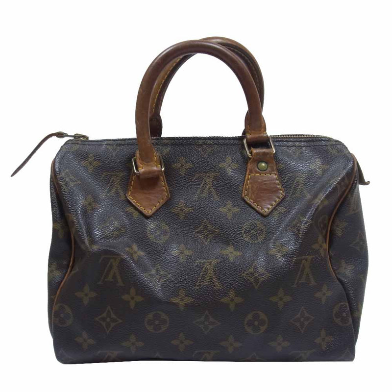 LOUIS VUITTON ルイ・ヴィトン M41528 スピーディ 25 ハンドバッグ ダークブラウン系【中古】